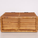 Fendi Rattan and Bamboo Small Tote