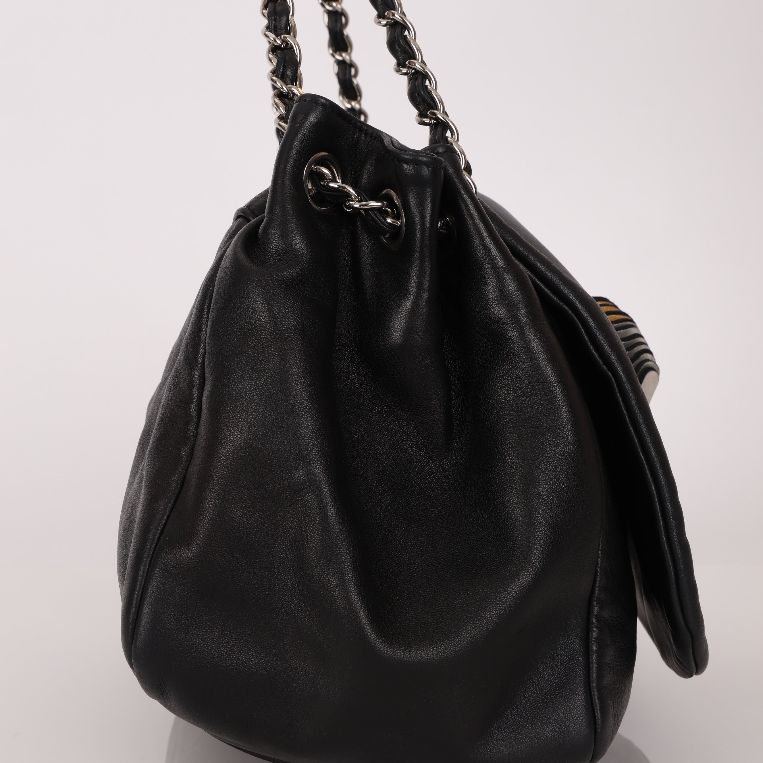 Chanel 2008 CC Accordion Disc Flap Bag