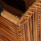 Fendi Rattan and Bamboo Small Tote