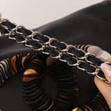 Chanel 2008 CC Accordion Disc Flap Bag