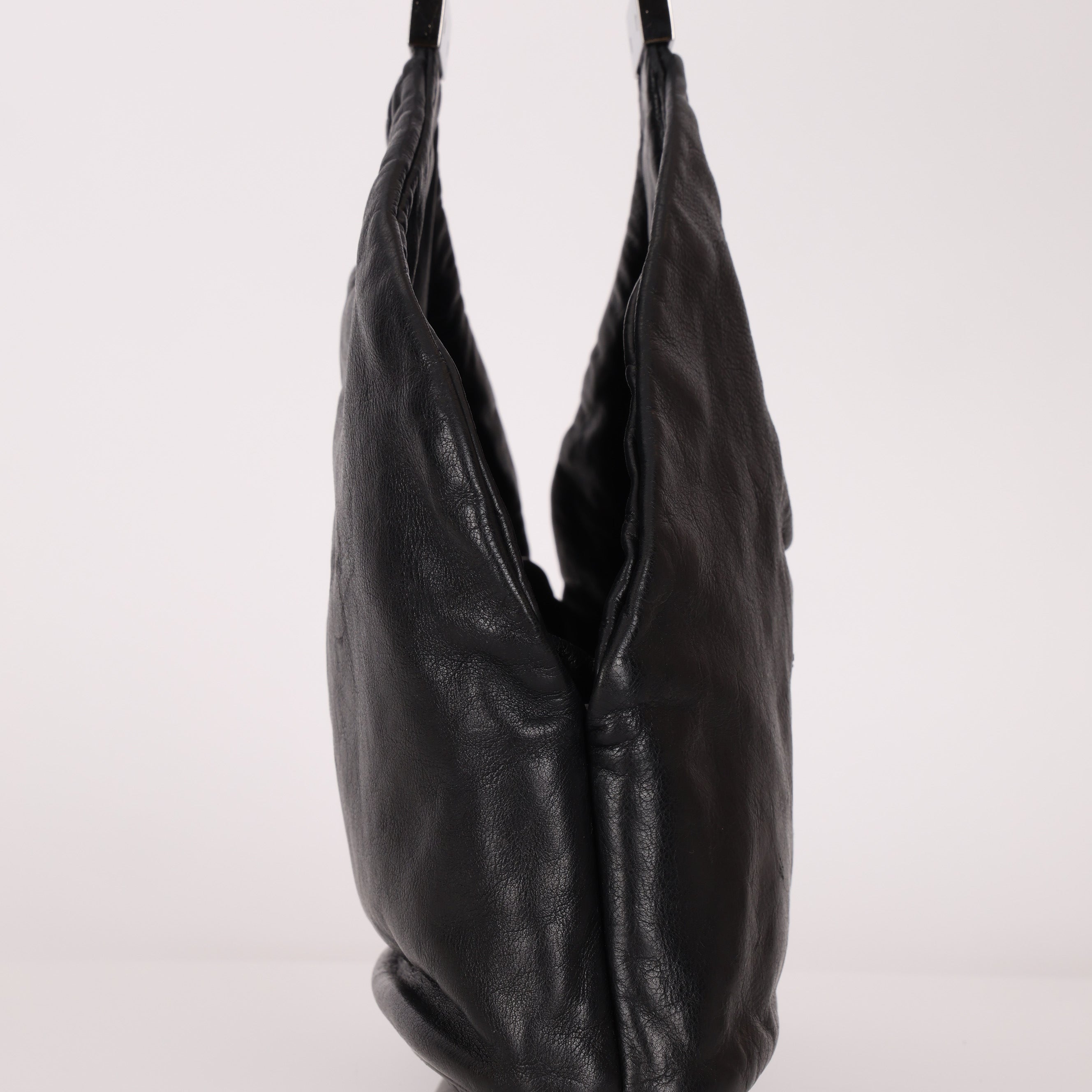 Chanel Calfskin Chain Hobo Bag
