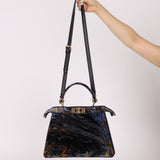 Fendi Velvet Marble ISeeU Medium Peekaboo