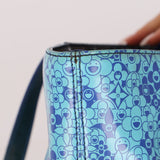 Limited Edition Louis Vuitton x Takashi Murakami Patent Cosmic Blossom Tote PM