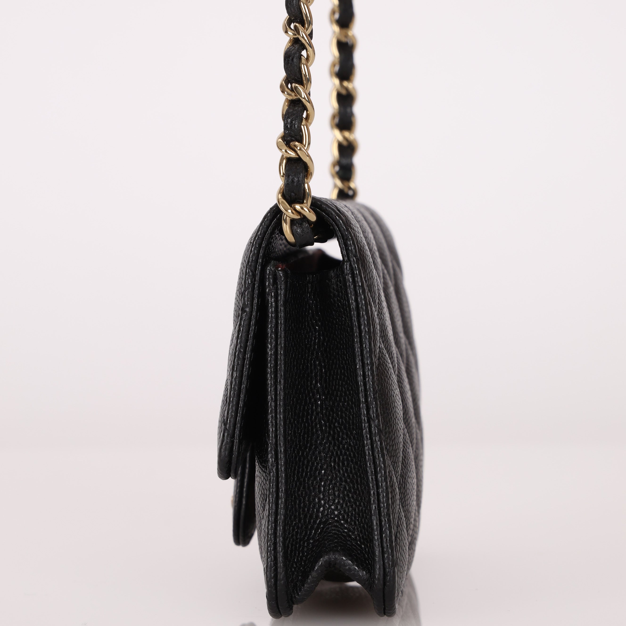Chanel 2021 Classic Flap Cardholder with Chain