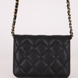 Chanel 2021 Classic Flap Cardholder with Chain