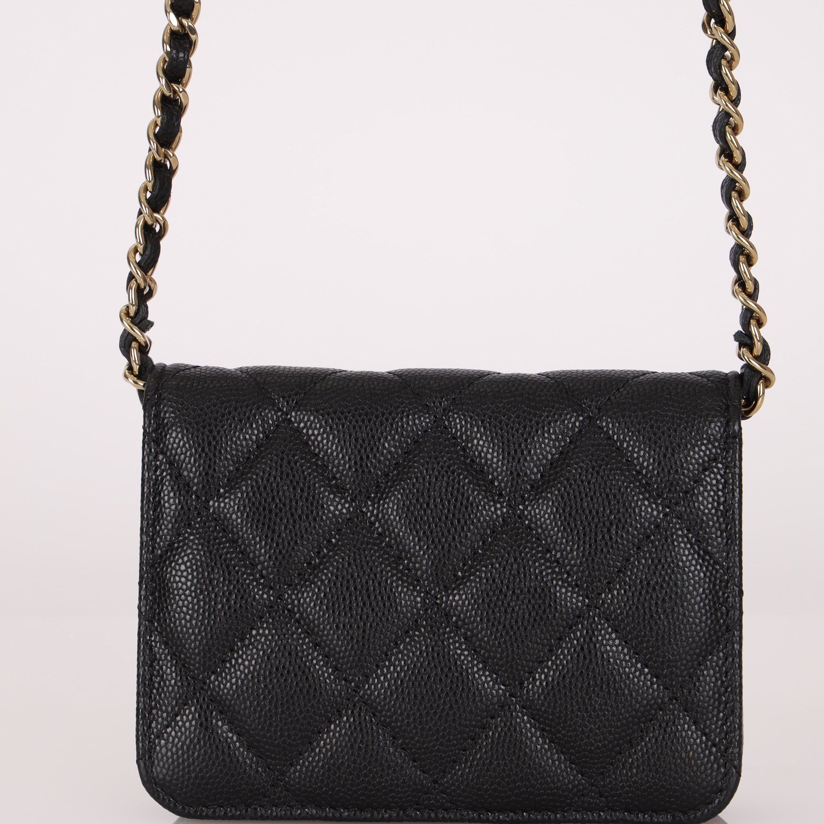 Chanel 2021 Classic Flap Cardholder with Chain