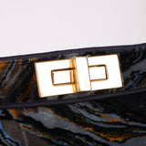 Fendi Velvet Marble ISeeU Medium Peekaboo