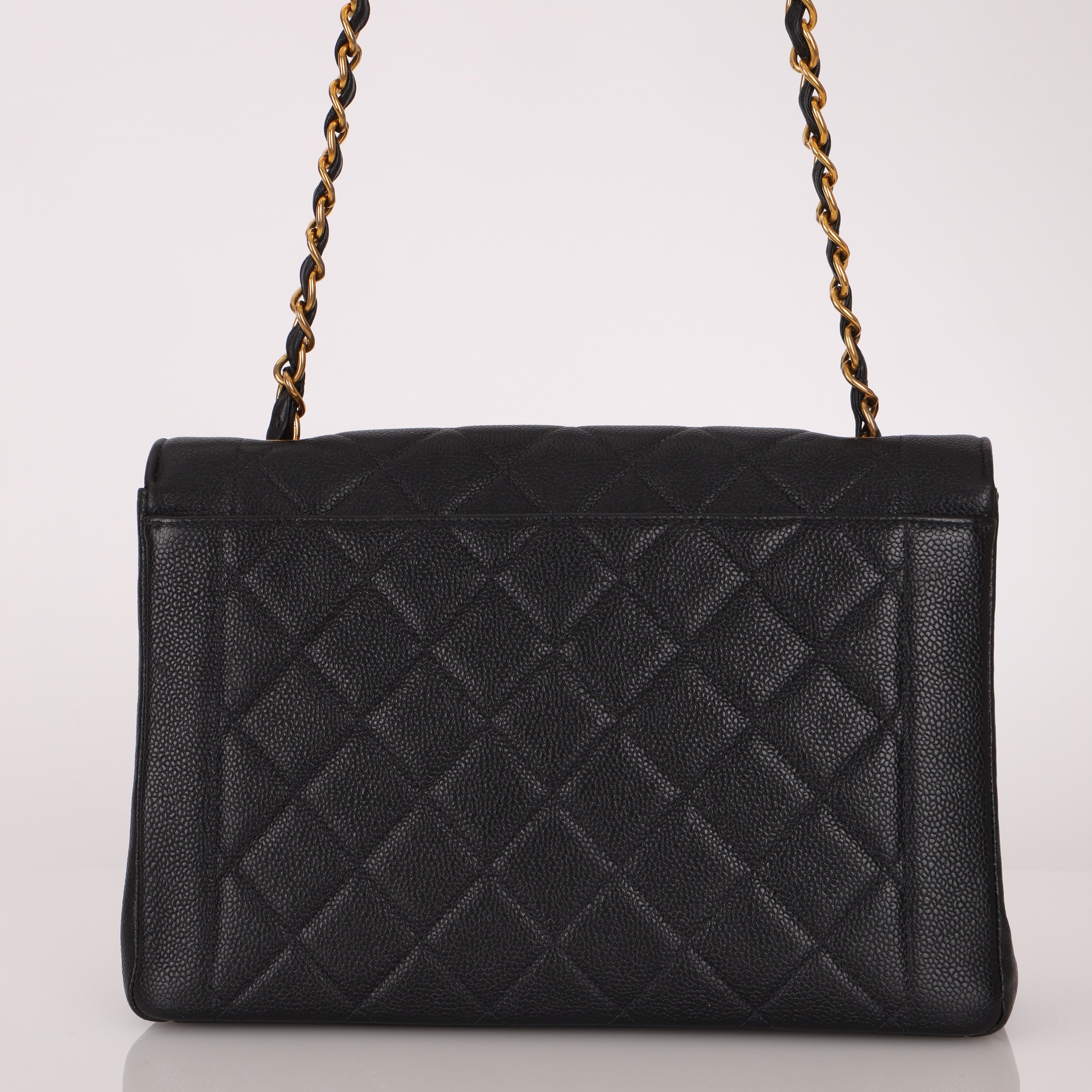 Rare Chanel 1996 Caviar Large Diana Flap Bag