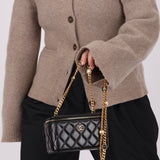 Chanel 2022 Pearl & Enamel Charm Vanity Crossbody