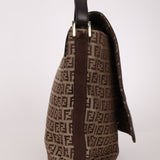 Fendi Zucchino Flap Shoulder Bag