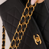 Rare Chanel 1996 Caviar Large Diana Flap Bag