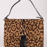 Fendi Ponyhair Jaguar Zip Mamma Baguette