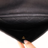 Chanel 1996 Caviar Turnlock Pocket Zip Chain Tote 24K GP