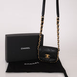 Chanel 2023 Mini Quilted Calfskin Framing Chain Flap Bag