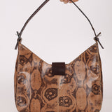 Rare Fendi Python Palmier Shoulder Bag