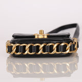 Chanel 2023 Mini Quilted Calfskin Framing Chain Flap Bag