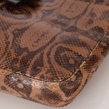 Rare Fendi Python Palmier Shoulder Bag