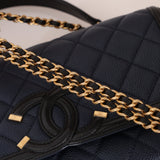 Chanel 2018 Caviar Filigree Small Flap Bag