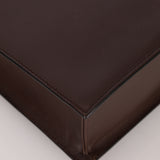 Gucci Box Calf Chocolate Square G Flap Bag
