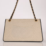 Chanel 2002 Jersey Micro Quilted Turnlock Single Classic Small Flap Bag