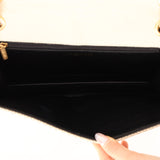 Chanel 2002 Jersey Micro Quilted Turnlock Single Classic Small Flap Bag