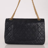 Chanel 1989 Mademoiselle Chain Lambskin Small Flap Bag 24K GP