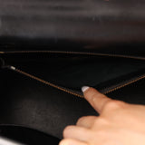 Hermès 1986 Noir Box Kelly 28 Sellier GHW