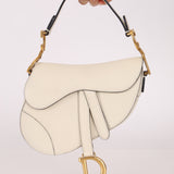 Dior Grained Calfskin Mini Saddle w/ Guitar Strap