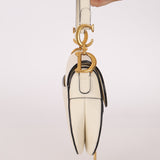 Dior Grained Calfskin Mini Saddle w/ Guitar Strap