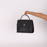 Chanel 2002 Caviar Kelly Top Handle