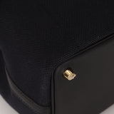 Hermès 2022 Noir Toile Goeland Swift Cargo Picotin Lock 18 GHW