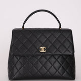 Chanel 2002 Caviar Kelly Top Handle