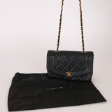 Chanel 1990s Lambskin Small Diana Bag Flap 24K GP