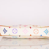 Limited Edition Louis Vuitton x Takashi Murakami Blanc Multicolor Pochette