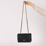 Chanel 1990s Lambskin Small Diana Bag Flap 24K GP