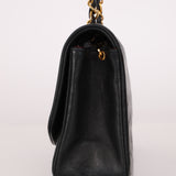 Chanel 1990s Lambskin Small Diana Bag Flap 24K GP