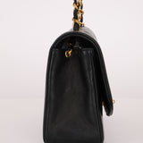 Chanel 1990s Lambskin Small Diana Bag Flap 24K GP