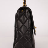 Chanel 1990s Quilted Leather Timeless Simple Square Flap Bag 24K GP