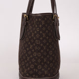 Louis Vuitton Monogram Mini Lin Bucket Bag with Pochette