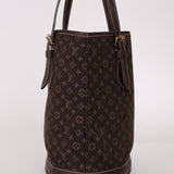 Louis Vuitton Monogram Mini Lin Bucket Bag with Pochette