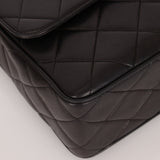 Chanel 1990s Quilted Leather Timeless Simple Square Flap Bag 24K GP