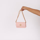 Chanel Caviar Camellia Mini Flap Bag