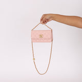 Chanel Caviar Camellia Mini Flap Bag
