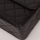 Chanel 1990s Quilted Leather Timeless Simple Square Flap Bag 24K GP