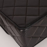 Chanel 1990s Quilted Leather Timeless Simple Square Flap Bag 24K GP