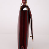 Hermès 1977 Rouge Boxcalf 2-Way Lydie Bag GHW