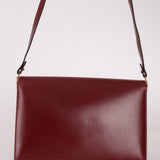 Hermès 1977 Rouge Boxcalf 2-Way Lydie Bag GHW