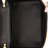 Limited Edition Chanel 2018 Black Lambskin Knock On Wood Large Vanity Case