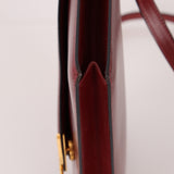 Hermès 1977 Rouge Boxcalf 2-Way Lydie Bag GHW