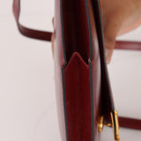 Hermès 1977 Rouge Boxcalf 2-Way Lydie Bag GHW